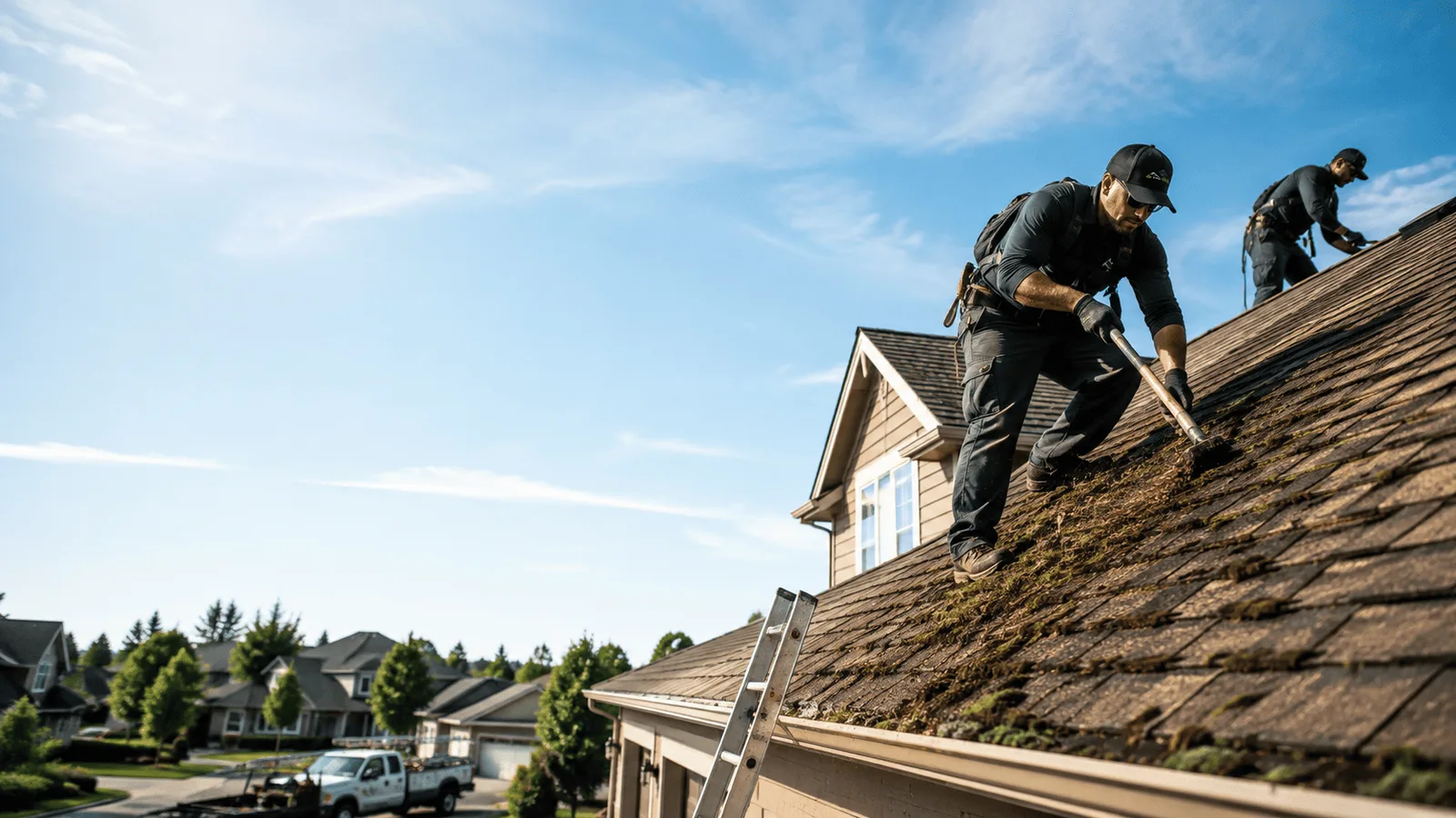 Roof Moss Removal in Whiting, IN near me
